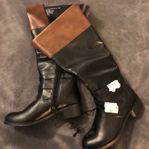 Riding boots black and brown *NEW*